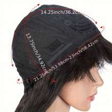 Straight Human Hair Wigs With Bangs Full Machine Made Wigs 250% Density Non Lace Front Wig For Women Glueless Straight Remy Human Hair Wigs Natural Color - Natural Black - 查看 10