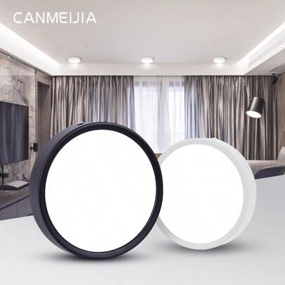 CANMEIJIA 1PC LED Ceiling Lamp Downlight Spot LED Spotlights 220v 5w/10/15w/25w 3 Colors Interior Decoration LED Lights Living Room Light Fixture For Home Kitchen Indoor