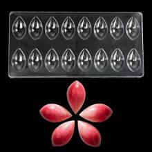 1 Peça Conjunto de Formas de Chocolate de Plástico, Forma de Chocolate com Centro Recheado, Forma de Chocolate em Formato de Coração, Forma de Chocolate Oval Semicircular, Forma de Decoração de Bolo, Forma de Artesanato Criativa de Chocolate, Forma de Sobremesa, Forma de DIY de Doces do Dia dos Namorados, Utensílios de Cozinha para Assar