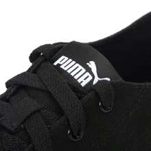 Puma Ever Tekkie 男女通用休闲运动鞋，透气通勤鞋 - 黑色-彪馬白 - 查看 7