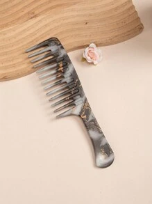 1pc Large Wide-Toothed Hair Comb, Classic Design Essential For Home, Travel & Styling, Suitable For Wet & Dry Hair, Perfect Gift For Friends & Family