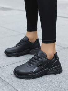 Zapatillas deportivas ligeras, versátiles y de moda con suela gruesa, suaves y antideslizantes para adolescentes