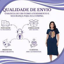 Women's Fashion Evangelical Long Dress With Elastane Lion Of Judah Midi With Slit With Pocket Christian - 藍色 - 查看 5