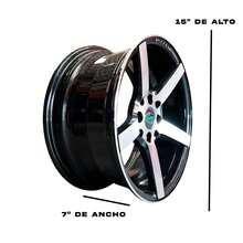 Rines 15 4/100 y 4/114 | Envío Gratuito | Juego completo de 4 piezas Rines para autos 4 en 100 y para carros 4 en 114 - 15 inch - Ver 6