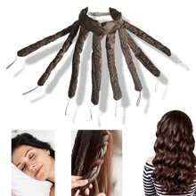 Heatless Hair Curler, 8 Removable Curling Claw Strips, Adjustable Headband, Soft Satin No Heat Curlers For Long Hair, Slouchy Hair Curler, Heatless Curls For Women Curls Wave