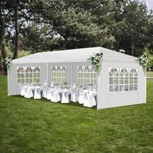 10'x30' Canopy Party Wedding Tent Outdoor Gazebo Pavilion W/ 5 Walls White - 1 - View 2