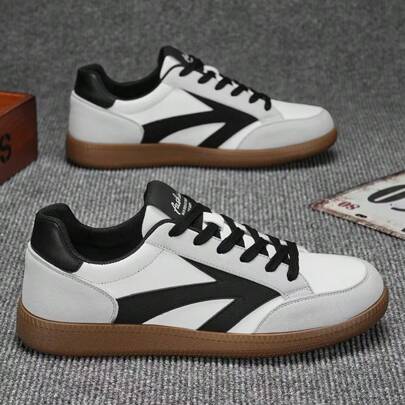 Men's Sneakers New 2025 Casual Comfortable Fashionable High Heel Thick Sole Casual Shoes, Chunky Sneakers, Stylish Original Punk Style Niche Design Korean Running Shoes, All Season Sports Fashion Men's Shoes, Minimalist Shoes, Youth College British Style European Party Shoes