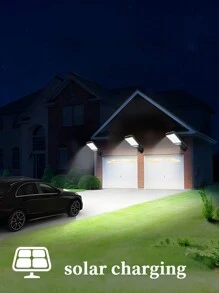 1/2/4/6/8 PCS Solar Wall Light, Outdoor Super Bright 60LED Solar Motion Sensor Wall Light, 3 Lighting Modes, Solar Panel Powered Garden Security Street Garden Light