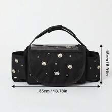 1pc Stroller Hanging Bag Can Touch Storage Bag Storage Basket Cart Organizer Bag Travel Accessories