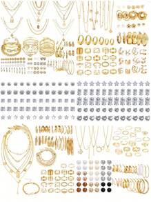 24-120pcs/Set Elegant Cubic Zirconia & Faux Pearl Women Jewelry Set, Everyday Casual Wear, Great For Girlfriend, Mom, Daughter, Christmas, New Year, Birthday Gift - 彩色 - 查看 9