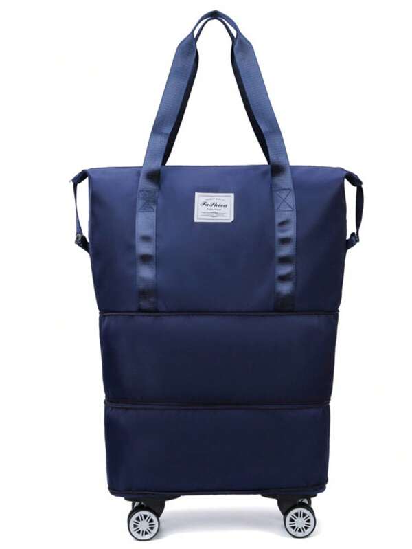 Bolsa De Viagem Multifuncional Dobrável De Grande Capacidade Impermeável com Rodinhas