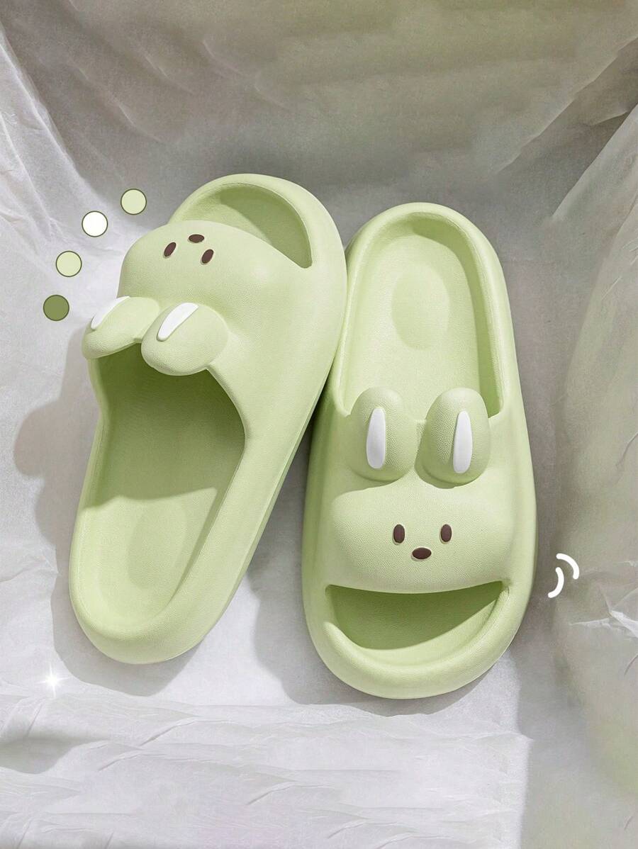2026 Summer Girls Rabbit Slippers, Girls Princess Cartoon Cute Anti-Slip Bathroom Shower Sandals