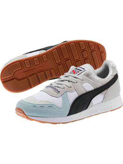 PUMA RS-100 レーシングフラッグ グレー 369334-02 28cm 訳アリ PUMA RS-100 レーシングフラッグ グレー 369334-02 28cm 訳アリ