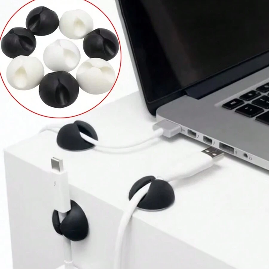 10/20/40件汽车线夹电线扎带夹办公桌固定器收纳器黑色线夹线缆固定器电脑USB线紧固件汽车配件