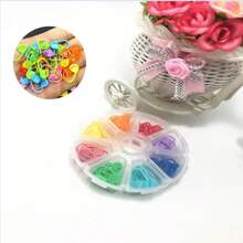 Set de 80/100/150 piezas de marcadores de punto de plástico de colores mixtos hechos a mano, herramientas de conteo para tejer, clips anti caída, sostenedores de punto de color aleatorio