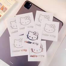 Sanrio [Best Seller]Official Sanrio High-Quality Cartoon Silver Stickers, Hello Kitty, Kuromi Waterproof INS Cute Stickers For Scrapbooking