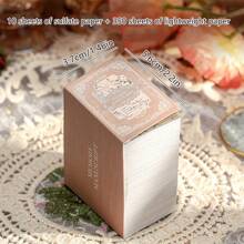 360 peças de folhas de papel de colagem floral botânica vintage grossas, material de artesanato para scrapbook, diário, moldura de foto faça você mesmo