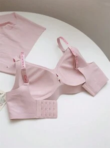 3 件/包女士柔软迷你无缝胸罩，舒适支撑，防下垂，提升，轻盈 - 彩色 - 查看 6