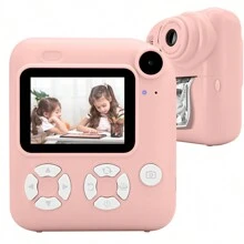儿童即时打印相机 - 即时打印照片 - 适合4-10岁男孩女孩的圣诞节生日礼物 - 便携式玩具 - 粉色。圣诞节、感恩节。 - 彩色 - 查看 3