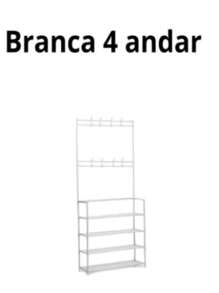 4/5 Layers New Multifunctional Storage Rack For Shoes And Hats, Simple Integrated Clothes Hanger - trắng - Xem 9