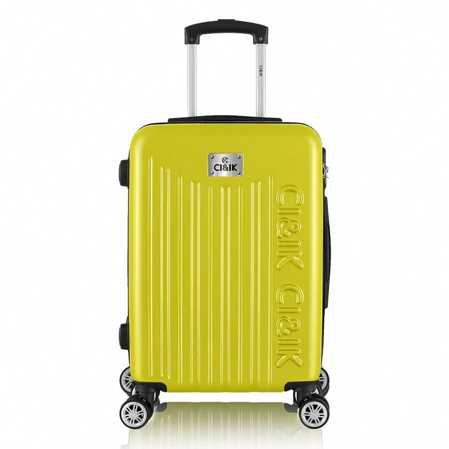 Maleta de viaje rígida de 20 pulgadas para llevar a bordo, equipaje de mano con 4 ruedas y candado integrado, variedad de colores