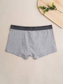 5PCS Men's Panties Cotton Multi-Color Combinations Opening Soft Comfortable And Breathable Men's Boxer Briefs - Nhiều màu - Xem 8