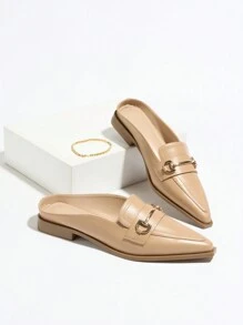 Damskie modne buty typu "szpiczasty nosek", pantofle i klapki, buty na imprezę i wydarzenia