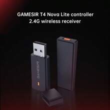 GAMESIR 遊戲手把接收器T4n Lite Dongle 無需轉換器 更低延遲 拒絕斷連 遊戲手把T4 Nova Lite系列2.4G無線接收器 遊戲手把配件 多平台暢玩 黑色 - 黑色 - 查看 3