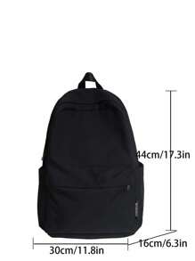 Large Capacity Women's Leisure Backpack, Outdoor Waterproof Backpack, Student Backpack, Shopping And Shopping Backpack, School Backpack - Black - View 6