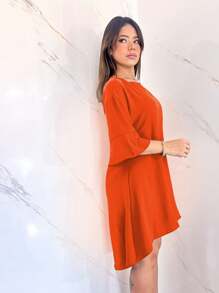 MULLET DRESS - Orange - View 4