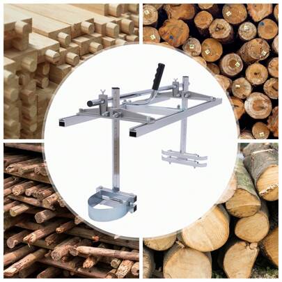 HYYKJ-US 36'' Cutting Chainsaw Guide Bar Saw Mill Portable Chain Sawmill Attachment