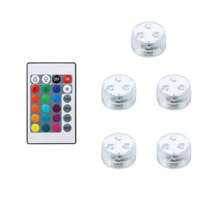 Battery Powered Mini Led Lights With Remote Control, 16 Colors And 4 Color Changing Modes Small Led Lights, Mini Led Lights For Wedding, Party, Table, Home Decor, Crafts, Christmas Decoration, Birthday Decoration, Halloween Lantern Decor