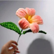 373pcs DIY Craft Kit For Making Bougainvillea Flowers, Fabric Floral Craft Set, With Video Tutorial, Hibiscus Flowers Rose Pipe Cleaners Flower Set For Valentine's, Mother'S Day & Easter Gifts