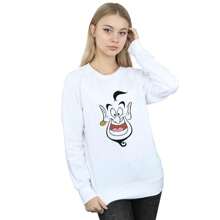 Disney Damska/damska bluza Aladdin Genie Face (biała)