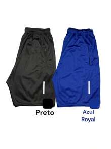 Kit 2 Dry Fit Bermuda Shorts Sports Training With Zipper Pocket! Resale - 深灰色 - 查看 3