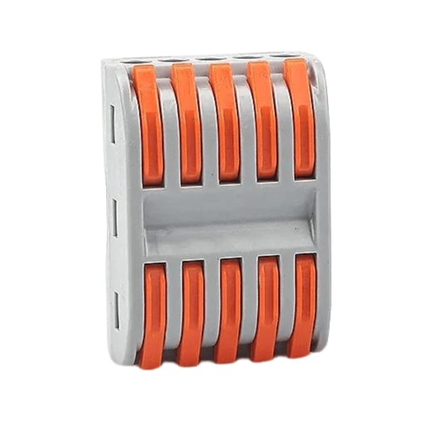 Kit 20 Conector Compacto Elétrico Emenda E Derivação Original 2 vias 3 vias 5 vias - 4mm e 6mm