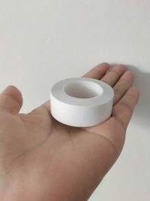 1 Set 5M Double-Sided Anti-Slip Adhesive Tape & Cutter, Body-Fabric Tape For Women's Clothing, All-Weather Strength, Transparent/Invisible Tape For All Skin, Applicable For Collar, Shirt And Skirt - White - View 7