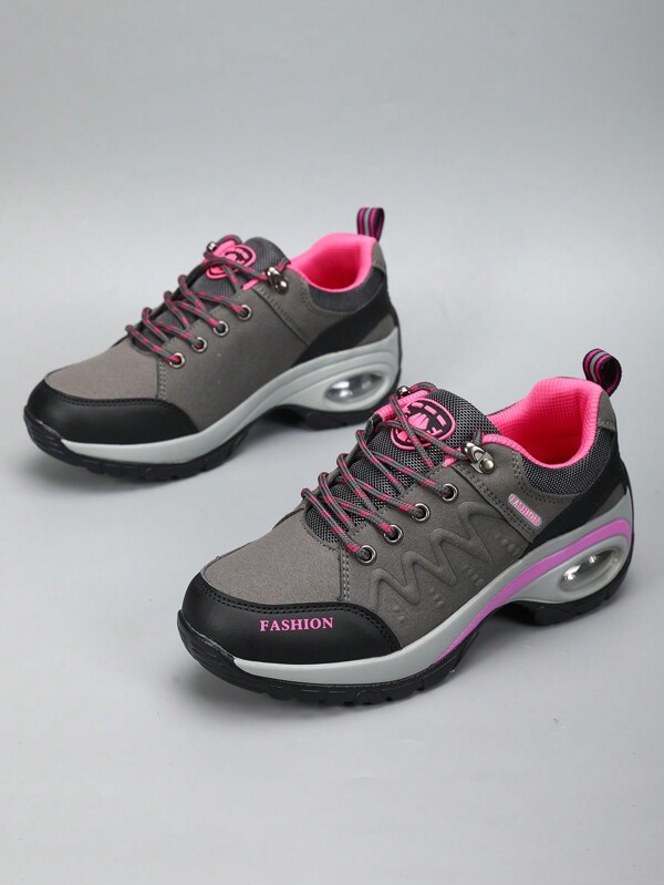 Women's Air Cushion Hiking Shoes, Waterproof Anti-Slip Trekking Sneakers, Casual Outdoor Travel Sports Shoes
