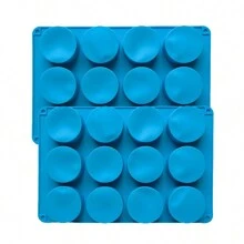 2pcs,Round Chocolate Cookie Molds, New Size 12-Cavity Cylinder Chocolate Cover Cookie Silicone Molds For Candy Mini Cakes Jelly Baking - Round silicone mold - View 15