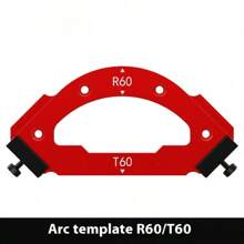 1 Set Bohans Woodworking Inner & Outer Angle RT Template, Wardrobe Corner Radius Template, Arc Shape Trimming & Positioning Tool