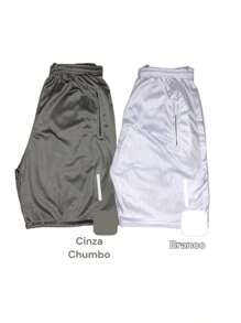 Kit 2 Dry Fit Bermuda Shorts Sports Training With Zipper Pocket! Resale - 駝色 - 查看 9