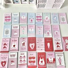 30/60 pezzi di adesivi decorativi a forma di stella in stile coreano minimalista, per materiale da imballaggio, adesivi decorativi carini per confezioni regalo