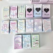 30/60 pezzi di adesivi decorativi a forma di stella in stile coreano minimalista, per materiale da imballaggio, adesivi decorativi carini per confezioni regalo