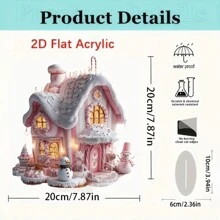 1 pieza Decoración navideña de estilo bohemio con luz rosa y muñeco de nieve - 24,89 cm x 21,01 cm Decoración de invierno para el hogar, cafetería u oficina - Decoración de escritorio multifuncional con tema de Papá Noel