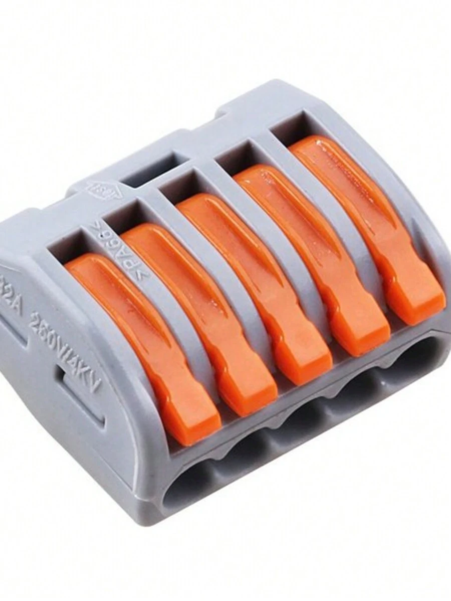 Electrical Connector Splice And Derivation Original 2-Way 3-Way 5-Way And 8-Way - 4mm And 6mm - 5 WAYS 5mm² (250V/32A) - View 1
