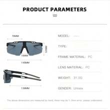 2 Pcs Of Advanced Fantasy Surround Polarized Glasses Set - Cool Fashion Design, Suitable For Men And Women, Outdoor Running Fishing Hiking Golf Ideal Accessories, Leisure Activities And Photo Props Perfect Choice