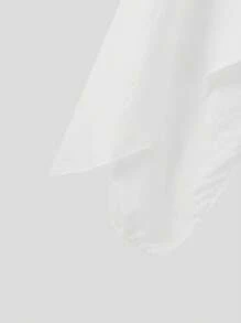 INCERUN Fashion Men Elastic Waist Ruffles Casual Loose Wide Leg Trousers Bottoms Holiday Party Palazzo Culotte Long Pants - 白色 - 查看 5