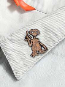 Divertidos pines de esmalte con diseño de alienígenas, broches de dibujos animados para hombres, alfileres de solapa, insignias para mochila, accesorios de disfraz, joyas creativas, regalos, accesorios de fiesta diarios, joyería de moda, regalos para mejores amigos, pines para ropa, encantos para bolsos, útiles escolares KPOP, accesorios de oficina, camisas, chaquetas, Navidad, Halloween