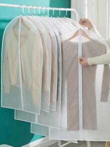 防尘罩衣服家用可水洗大衣防尘袋防水透明挂衣服罩衣服挂衣袋西装罩，防尘袋衣服防尘罩挂衣服挂衣袋羽绒服西装透明衣罩立体衣服防尘罩套。 - 彩色 - 查看 2