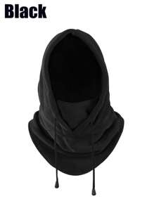 1pc Black/Grey Balaclava Ski Mask, Windproof Warm Winter Scarf Face Mask For Men And Women, Suitable For Cycling, Motorcycling, Hunting, Outdoor Sports